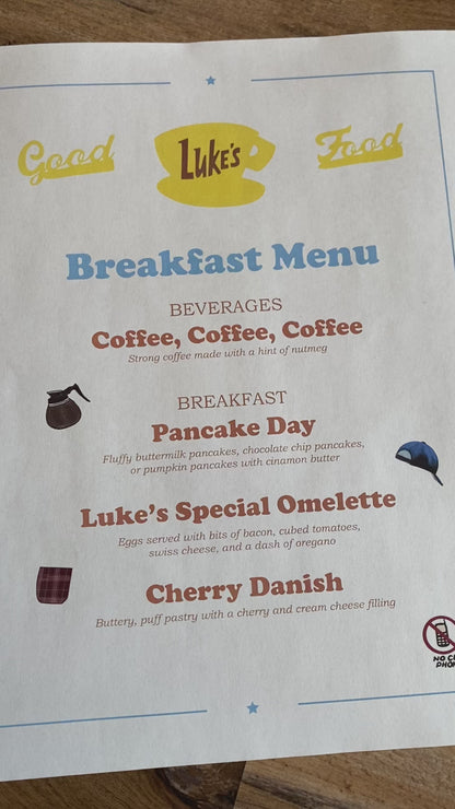 Breakfast at Luke's Diner
